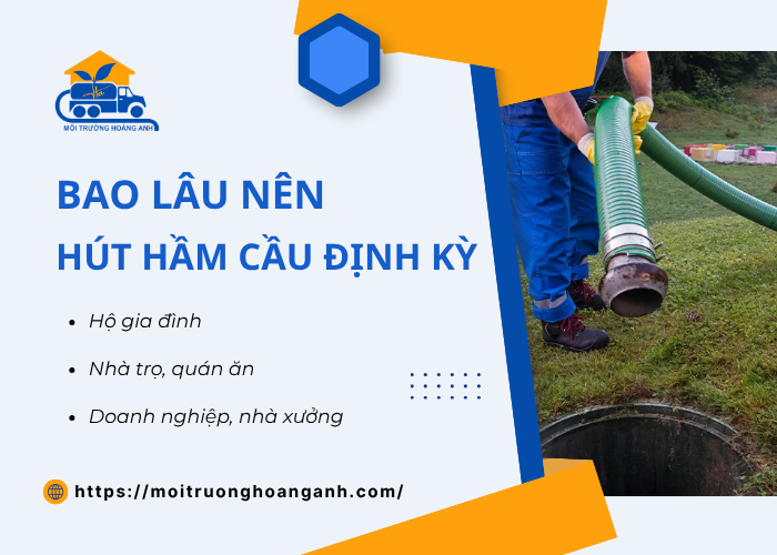 Thời gian hút hầm cầu định kỳ tại An Giang