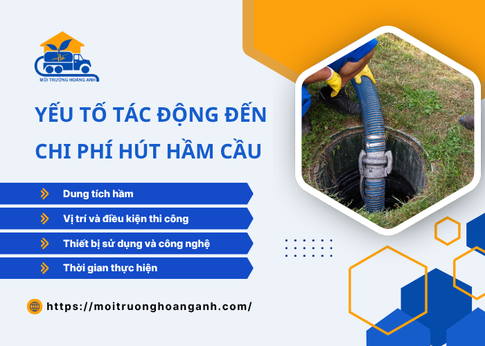 Các yếu tố quyết định chi phí hút hầm cầu An Giang