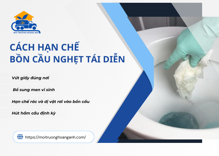 Bí quyết tránh bồn cầu nghẹt lại sau khi thông