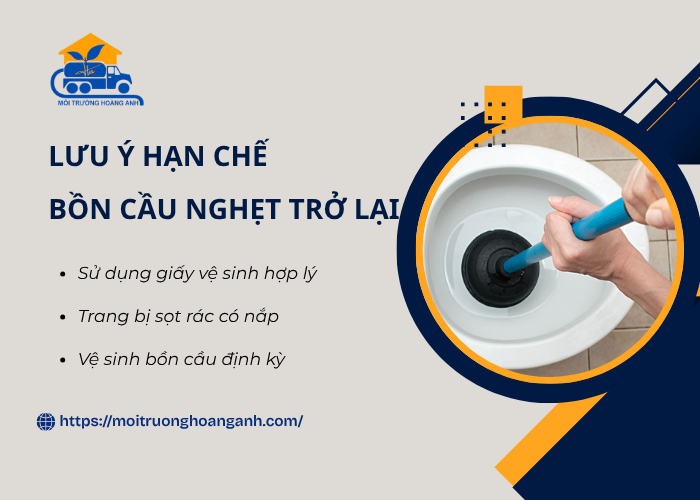 Bí quyết giữ bồn cầu luôn thông thoáng