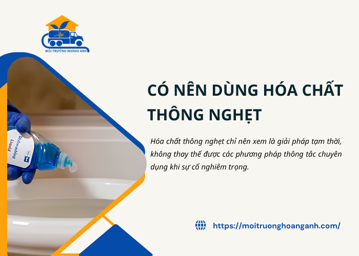 Lưu ý khi sử dụng hóa chất thông bồn cầu nghẹt 