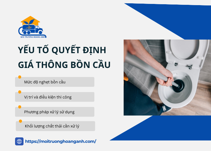 Các yếu tố ảnh hưởng đến chi phí thông bồn cầu tại Tây Ninh 