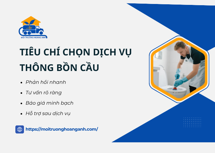 Những yếu tố cần xem xét khi chọn dịch vụ thông bồn cầu 