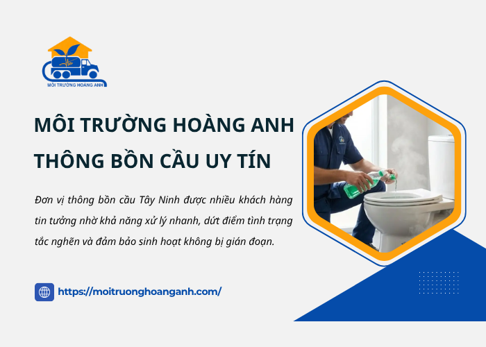 Môi Trường Hoàng Anh hỗ trợ xử lý nghẹt bồn cầu hiệu quả 
