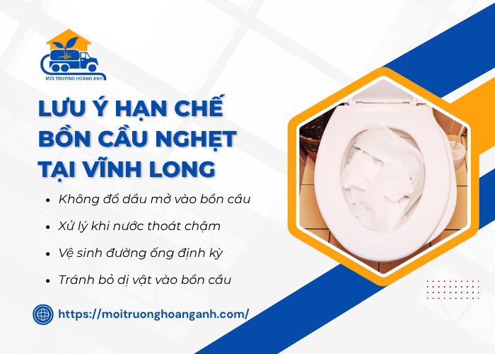 Một sô lưu ý hạn chế bồn cầu nghẹt tại Vĩnh Long 