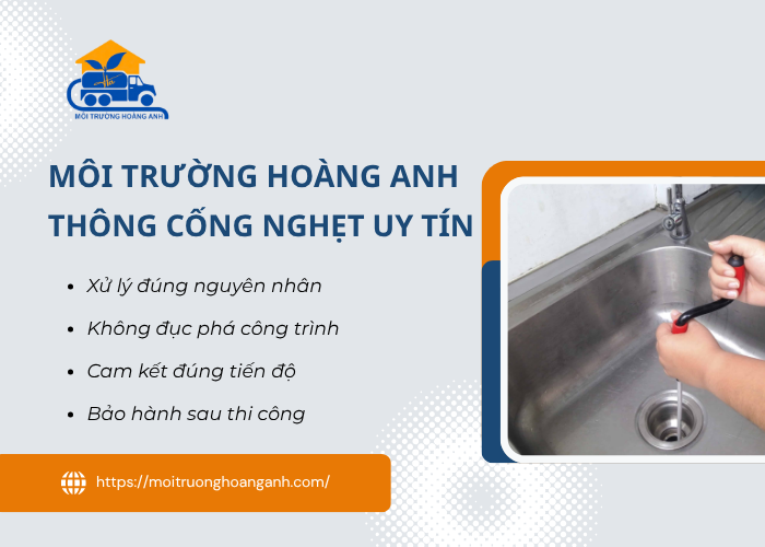 Thông cống nghẹt An Giang chuyên nghiệp cùng Hoàng Anh 