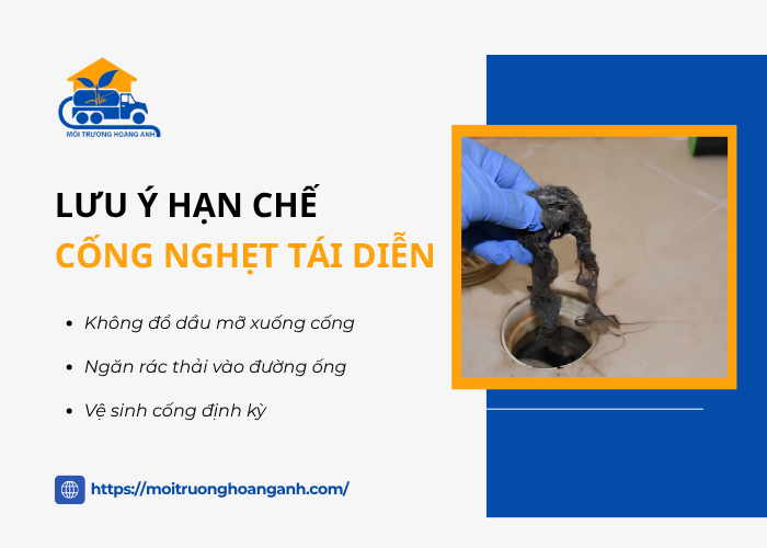 Cách sử dụng đường cống đúng để tránh tắc nghẽn 