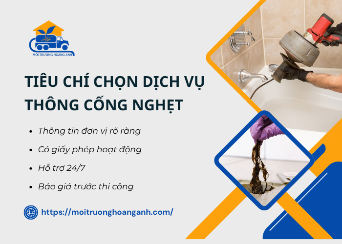 Kinh nghiệm chọn đơn vị thông cống nghẹt tại Vĩnh Long